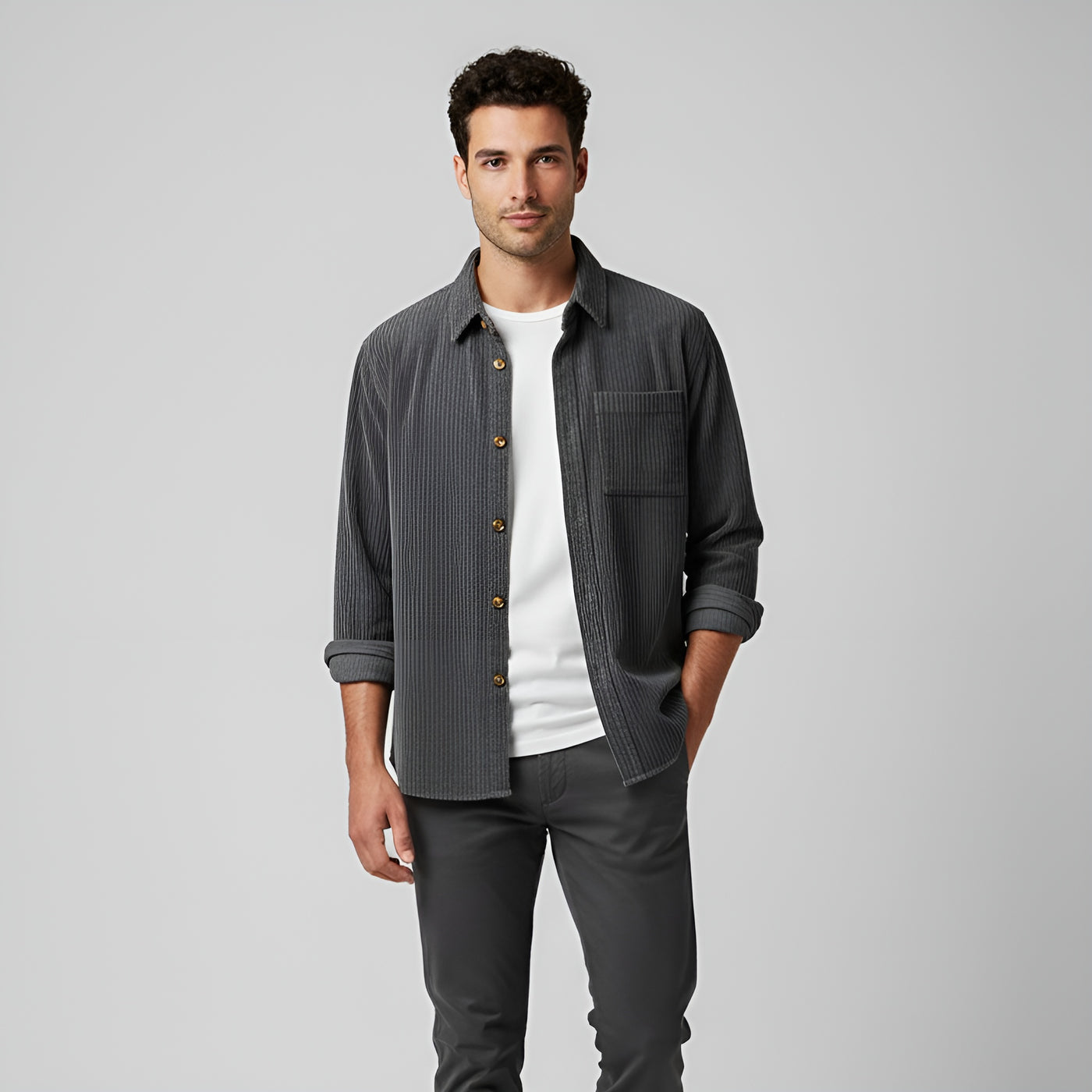 Adrien™ | Chemise en velours côtelé