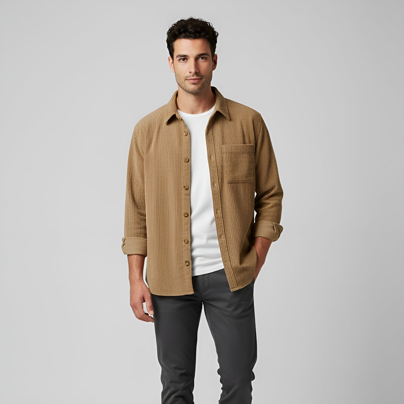 Adrien™ | Chemise en velours côtelé