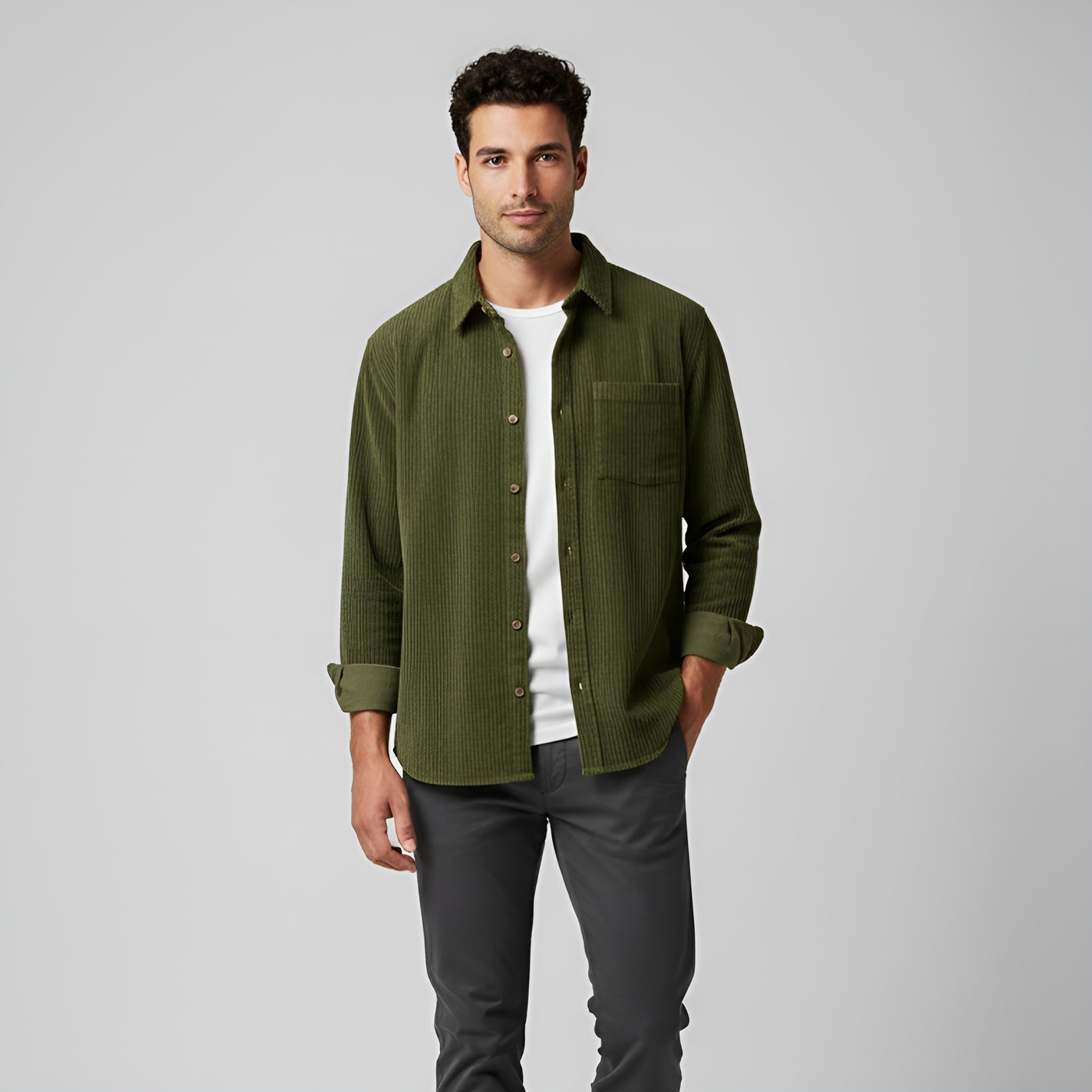 Adrien™ | Chemise en velours côtelé